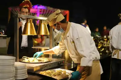 Seamless wedding catering booking process